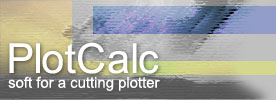 PlotCalc - soft for a cutting plotter